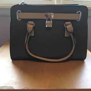 Grey and Beige purse